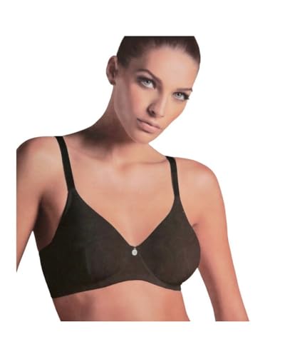 Laura Biagiotti Reggiseno Sfoderato con Ferretto Art. Laura 90225 Coppa C (8, Nero) - Home Shopping Italia 