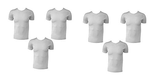 3 t-Shirt Maglia Bambino Mezza Manica Girocollo Bianco in Cotone Interlock - Enrico Coveri