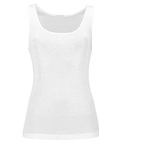 6 Canotte donna 3° Spalla Larga Bordo Raso Bianco Art. OP 26 Speedy Line