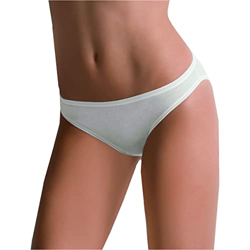 3 Slip Vita Bassa Donna l'altra Cotonella 3165 Cotone Elasticizzato Taglia 4 col.Bianco