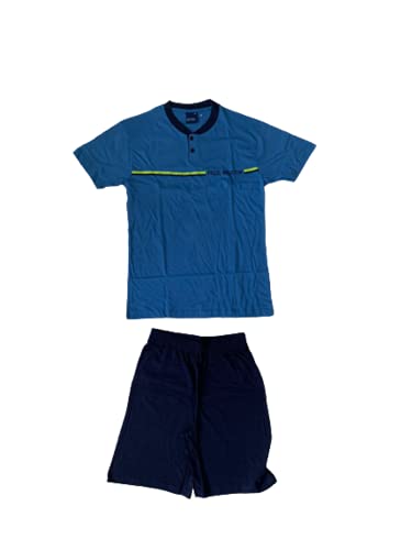 Pigiama Serafino Uomo Due Pezzi Corto Vari Articoli e Colori - Paul Martin - Home Shopping Italia 