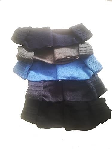Calze 12 paia calza lunghe corte morbide invernali caldo cotone made in Italy vari colori risvolto a polsino morbido taglia unica 36-41 - Australian