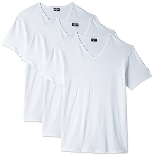 Navigare 512 (Pacco Da 3), Maglietta intima Uomo, Bianco (White), S confezione da 3