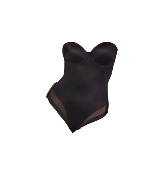 Body senza spalline con ferretto nelle colorazioni nero e tierra e varie taglie a scelta Art. Body Miranda - Selene - Home Shopping Italia 