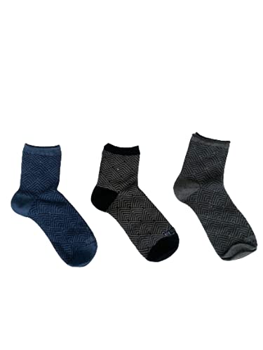 Calzini 12 paia donna in caldo cotone varie fantasie e colori Taglia unica - Superga