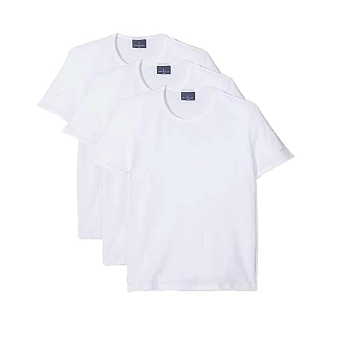 Navigare 570 (Pacco Da 3), Maglietta intima Uomo, Bianca, XL confezione da 3 - Home Shopping Italia 