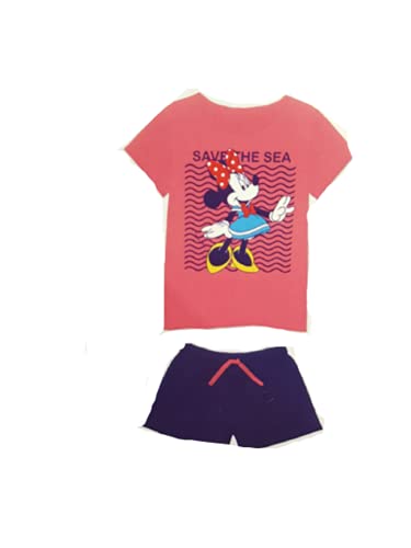 Completo Maglia e Pantaloncino Corto Bambina Disney