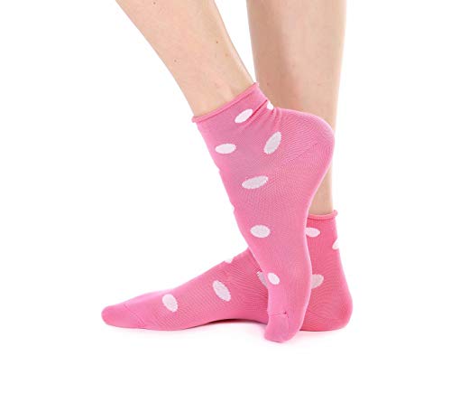 MERITEX - Calza donna Fantasia - 36/41, Magenta