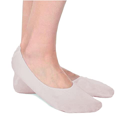 MERITEX CONFEZIONE DA 4 PAIA MINICALZA SALVAPIEDE CON SILICONE SCOLLATA INVISIBILE UOMO DONNA COTONE ELASTICIZZATO - PRODOTTO CERTIFICATO Oeko-Tex - Disponibile nei colori Bianco, Nero, Nudo e Blu