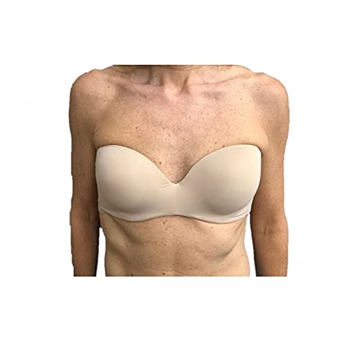 LORMAR Reggiseno a fascia con coppe foderate art. 1904-2, Beige