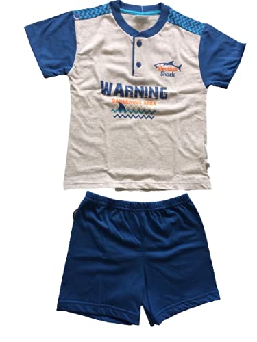 Pigiama Corto Bambino Due Pezzi in Cotone Jersey - Primero - Home Shopping Italia 