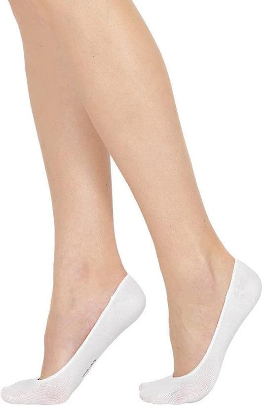 POMPEA Pack 6 Paia Salvapiede Uomo Nero Bianco Cotone Antiscivolo