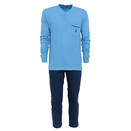 Navigare Pigiama Uomo Taschino 14280B - Taglie Forti S140 56 Avion