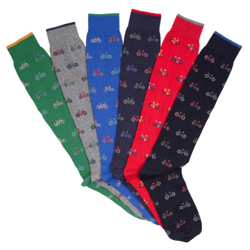 Generic 6 paia calze lunghe o corte primavera estate autunno inverno cotone caldo cotone fantasie e colorazioni assortite taglia unica IMMAGINI INDICATIVE (Lunga caldo cotone, Fantasie astratte)