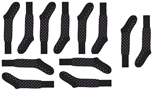 8 paia calze uomo lunghe cotone filo di scozia colori assortiti - Pompea