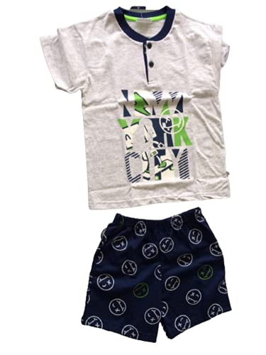 Pigiama Corto Bambino Due Pezzi in Cotone Jersey - Primero - Home Shopping Italia 