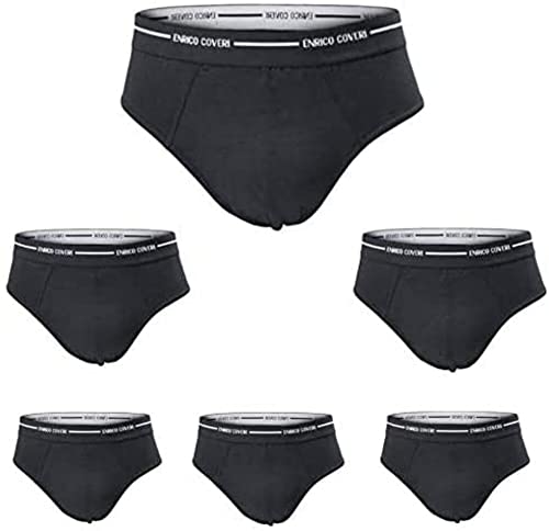 Generic Slip da uomo elastico esterno scelta di modelli varie taglie e colori disponibili ad 1-3-6-9 pezzi (4/M, Colori classici assortiti scuri, 1)