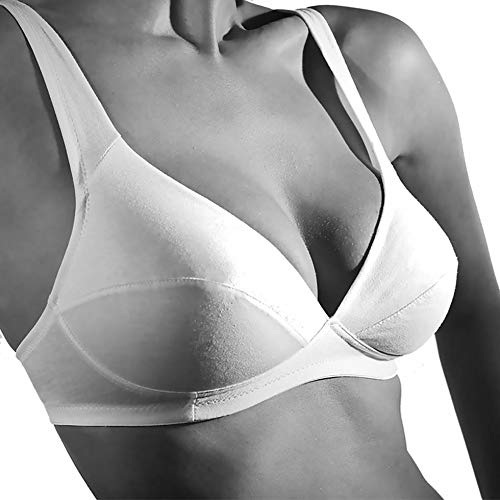 GIOS Reggiseno in cotone classico scollato art. MADRID - 3, Nero - Home Shopping Italia 