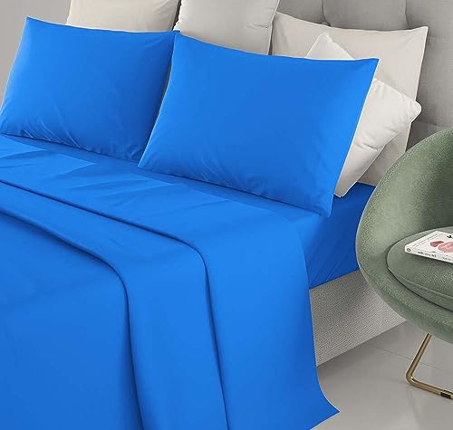 Generico TESSILE SHOP Completo letto singolo 100% COTONE VARI COLORI (Royal)
