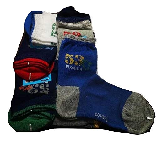 6 paia calza bimbo corto in cotone mercerizzato art. Junior 158 - Enrico Coveri