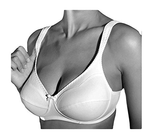 GIOS Reggiseno Art. 972 - Linea Morbida Eleganza Liscio -Coppe Foderate in Cotone, Spalline Larghe e Imbottite, Cuciture Piatte e Invisibili. Coppa B Colori Bianco e Nero - Home Shopping Italia 