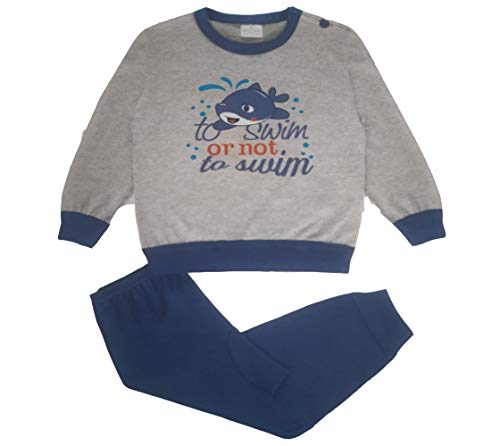 Bimbo Pigiama Neonato Lungo a Due Pezzi in Cotone Varie Taglie Art. ESG2110 - Sogno sondesto Home Shopping Italia 