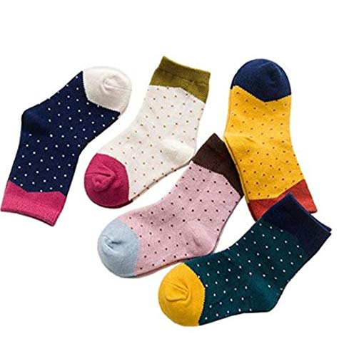 6 paia calzino corto bambino fantasia e colori assortiti taglie 2-12 - Gelso