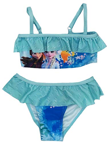 Bikini Frozen II Misura 4 5 6 7 8 10 Estate 2020 (3 Anni, Azzurro Intenso) - Home Shopping Italia 