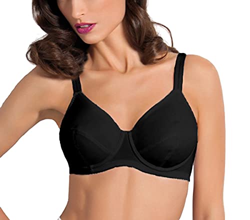 SIèLEI Reggiseno Donna Ferretto Art. 962 col. E Mis. A Scelta (7, Nero)