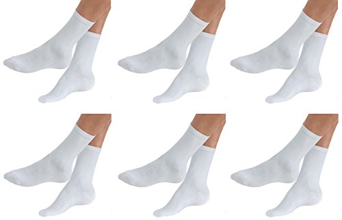 6 CALZINI IN COTONE LUI UOMO POMPEA FITNESS (43/46, NERO)