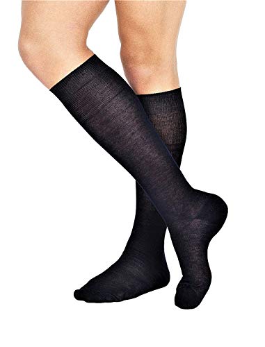 3 PAIA CALZINI POMPEA MICROFIBRA LUNGHI PIQUET UOMO CALZE COL E TG VARIE (Blu, S/M (39-42))