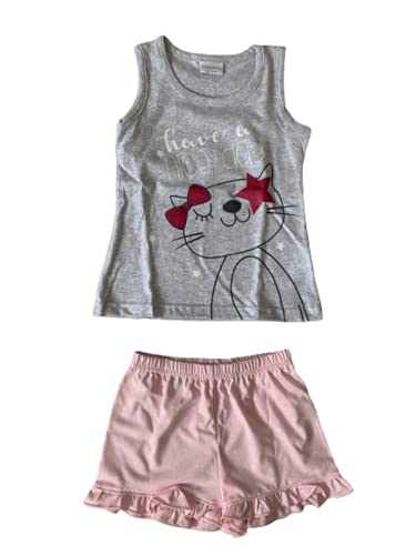 Pigiama Bambina Rosa Due Pezzi Spalla Larga Varie Taglie e Modelli - Primero - Home Shopping Italia 