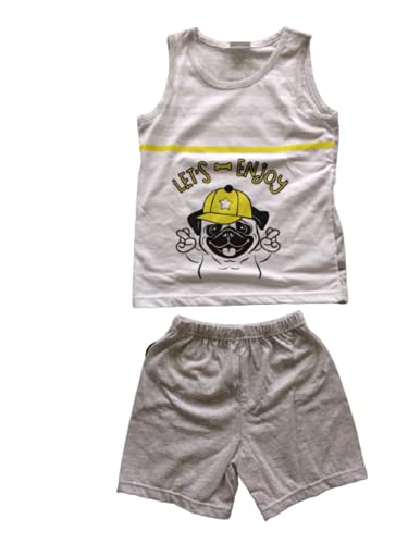 Pigiama Corto Bambino Due Pezzi in Cotone Jersey - Primero - Home Shopping Italia 