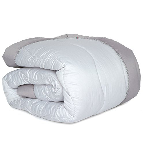 Renato Balestra Trapunta Piumone Invernale Matrimoniale Ludovica - Grigio L766 - Home Shopping Italia 