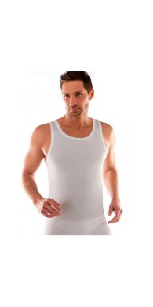 Liabel Canottiera Intima Uomo Spalla Larga Cotone Estivo 03828/1223 Disponibile nei Colori Bianco e Nero - Home Shopping Italia 