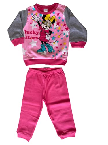 Pigiama neonata Cotone Interlock Due Pezzi Lungo Varie Fantasie - Disney Baby (Art. WI4135 (Fuxia), 18 Mesi) - Home Shopping Italia 