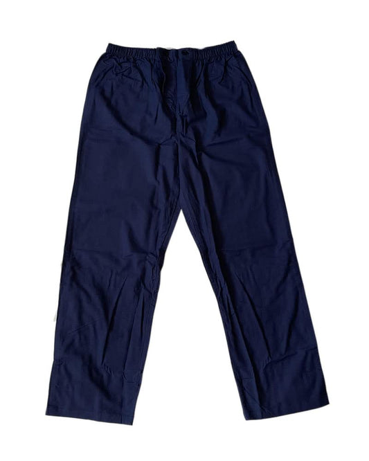 Generic Pigiama Uomo Due Pezzi Giacca Azzurra Pantalone Blu Cotone Stile Classico - Diplomat