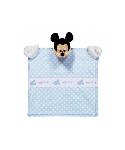 Ellepi Dudu Pupazzo Disney Minnie Topolino Doudou Morbido Velour Rosa Cielo 0+ Mesi Neonato Maschio Femmina Anallergico Regalo Lista Nascita Mamma Parto Prima Infanzia Corredo (Topolino)