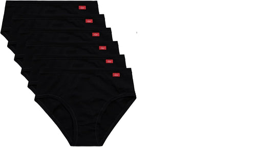 Liabel, 6 Paia di Slip Donna Modello Midi. Art. T25