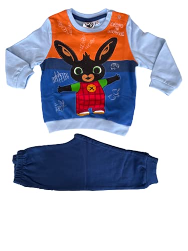 Sabor Pigiama Lungo Due Pezzi Cotone Felpato Art. K8910 Vari Colori Neonato e Bimbo - Coniglietto