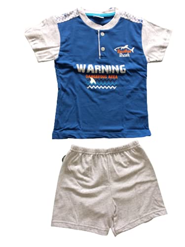 Pigiama Corto Bambino Due Pezzi in Cotone Jersey - Primero - Home Shopping Italia 