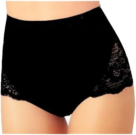 JADEA - CULOTTA Pizzo Art. 07 - Confezione da 6 Pezzi - Disponibile nei Colori Bianco e Nero