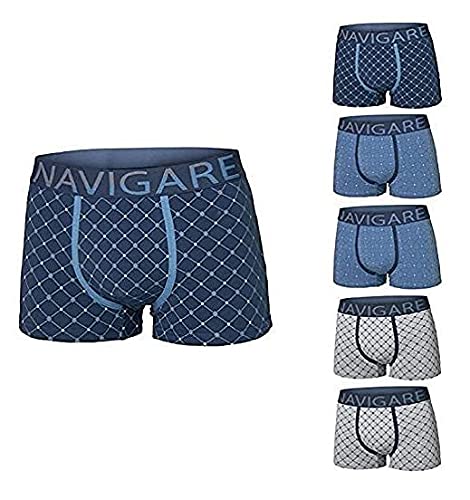 3 Pezzi di Boxer Linea Moda Tinta Unita Fantasia a Righe Forme Geometriche Cotone Elasticizzato Immagine INDICATIVA Home Shopping Italia 