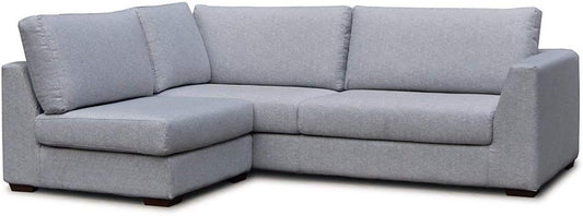 BIANCALUNA Copristruttura Copridivano angolare Suit Genius Max 440 cm R456 Tortora