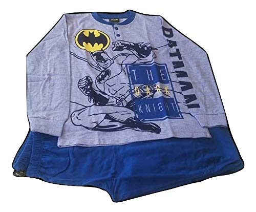 Sabor Pigiama Bambino Lungo Due Pezzi Cotone Jersey - Batman
