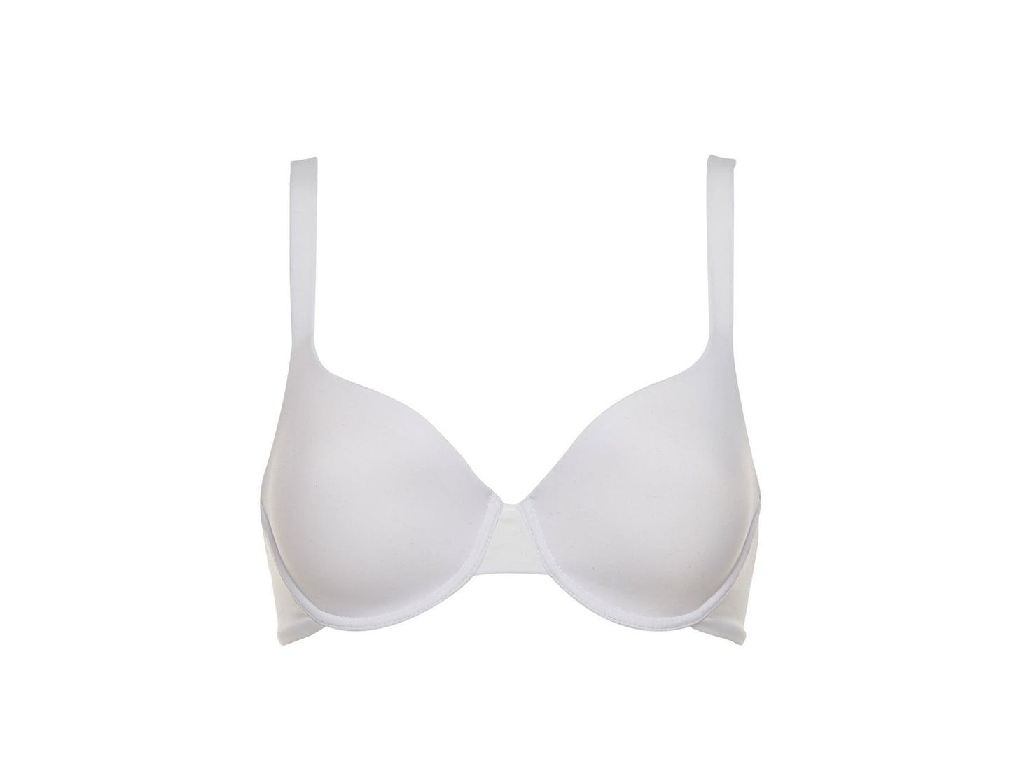 LORMAR Reggiseno Balconcino Mousse Liscio Coppa C - Realizzato in Microfibra con Ferretto e Coppa Preformata in Tessuto Strech Disponibile nei Colori Bianco, Nero e Nudo - Home Shopping Italia 