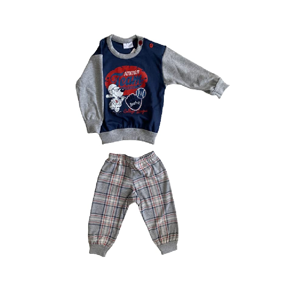 Pigiama da Neonato Spalla Aperta Lungo a Due Pezzi Varie Taglie e Modelli - Primero - Home Shopping Italia 