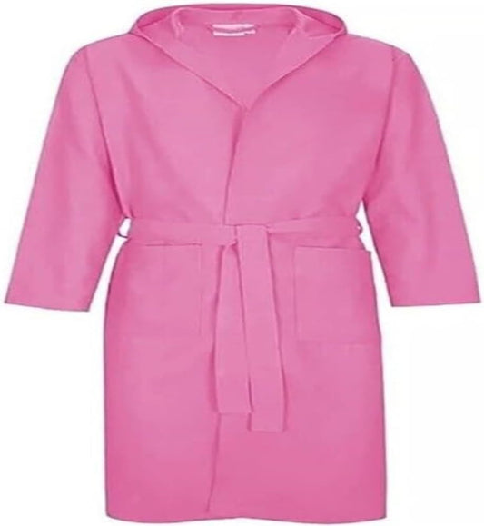 Tessile Shop Accappatoio in morbida microfibra UNISEX (XL, Fuxia)