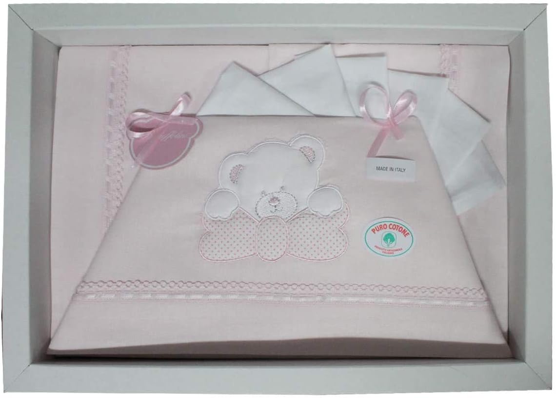 COMPLETO COMPOSè LETTINO ROSA I BATUFFOLINI ROSA DISEGNI ASSORTITI - Home Shopping Italia 