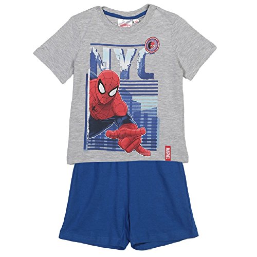 Pigiama Corto Spiderman Multicolore 8 Anni - Home Shopping Italia 